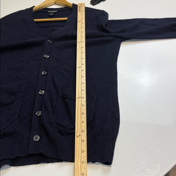 Club Monaco Navy Knit Sweater Cardigan Size Small - Picture 5 of 6